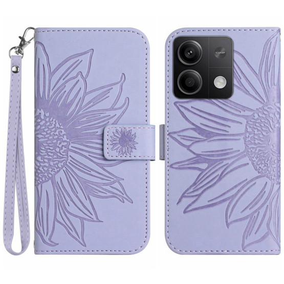 ODTIS SONČNICE VIJOLIČNI ETUI ZA XIAOMI REDMI NOTE 13 4G