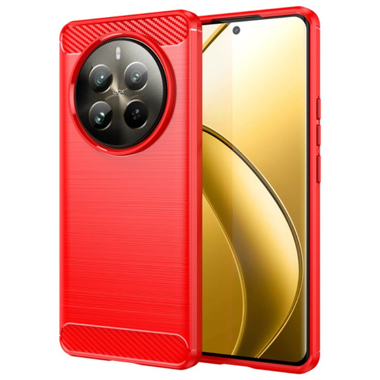 FLEX KARBON RDEČ OVITEK ZA REALME 12 PRO / 12 PRO PLUS