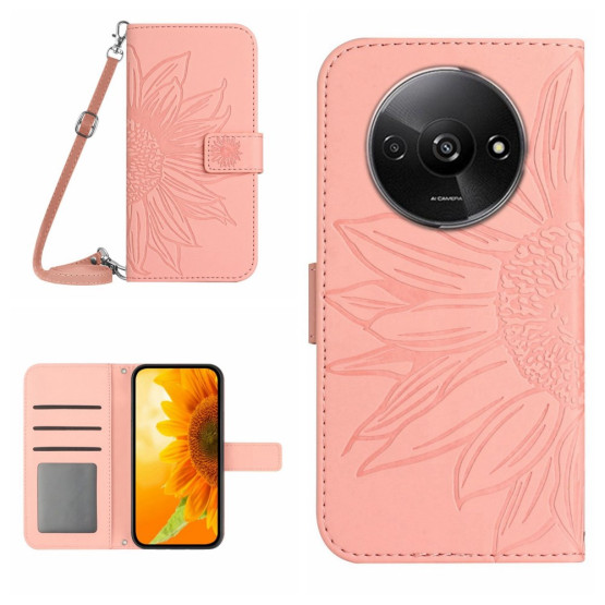 ODTIS SONČNICE ROSE GOLD ETUI ZA XIAOMI REDMI A3