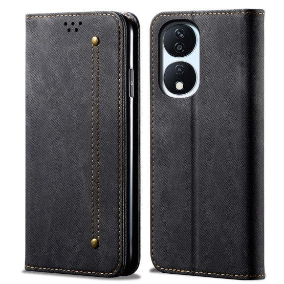 RETRO JEANS ČRN ETUI ZA HONOR 90 SMART