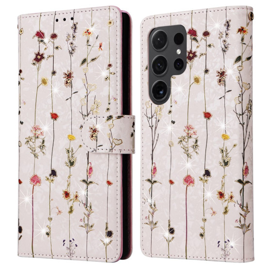 REALISTIC PISANE CVETLICE BEL ETUI ZA SAMSUNG GALAXY S24 ULTRA