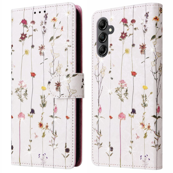 REALISTIC PISANE CVETLICE BEL ETUI ZA SAMSUNG GALAXY A15 5G / 4G