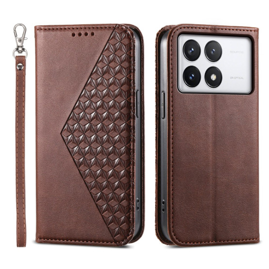 GEOMETRIC ROMB SILK RJAV ETUI ZA XIAOMI POCO X6 PRO 5G