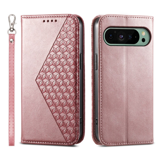 GEOMETRIC ROMB SILK ROSE GOLD ETUI ZA GOOGLE PIXEL 9 PRO / PIXEL 9