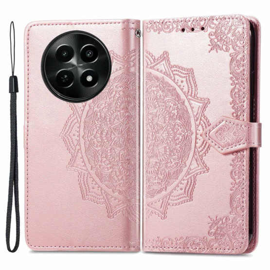ROYAL MANDALA ROSE GOLD ETUI ZA REALME 12 5G