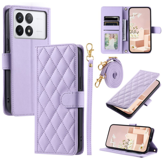BINFEN PILLOW Z VRVICO VIJOLIČEN ETUI ZA XIAOMI POCO X6 PRO 5G