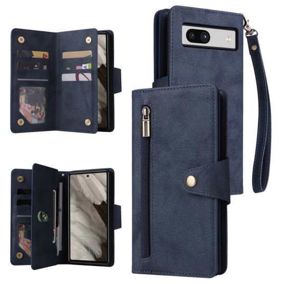 DOUBLE ZIPPER MODER ETUI ZA GOOGLE PIXEL 7A