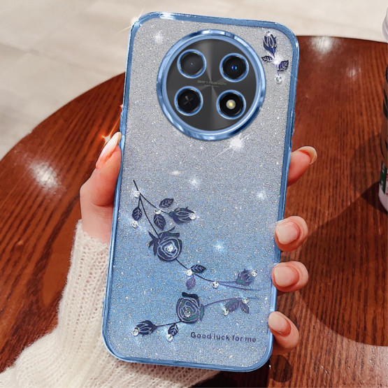 RHINESTONE GLITTER VRTNICA MODER OVITEK ZA REALME 12 5G