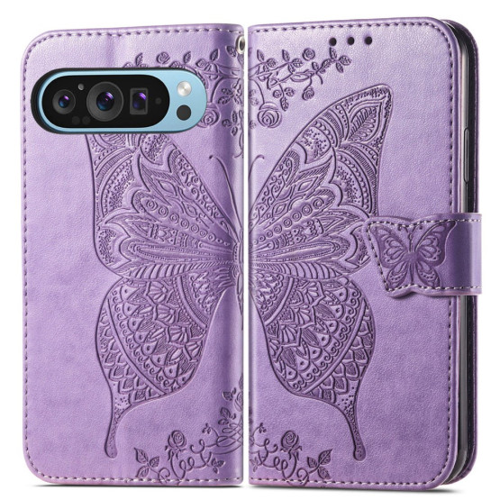 GOTSKI METULJ VIJOLIČNI ETUI ZA GOOGLE PIXEL 9 PRO / PIXEL 9