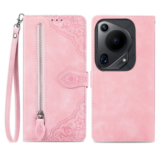 MINI ČIPKA ROSE GOLD ETUI ZA HUAWEI PURA 70 ULTRA
