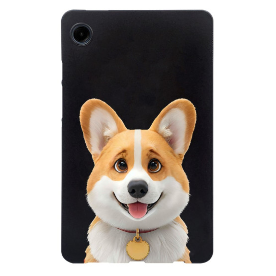 SLIM BLACK ZVEDAVI CORGI OVITEK ZA SAMSUNG GALAXY TAB A9 8.7 (2023)