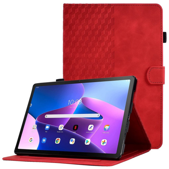 GEOMETRIC ROMB RDEČ ETUI ZA LENOVO TAB M10 PLUS GEN 3 (2022)