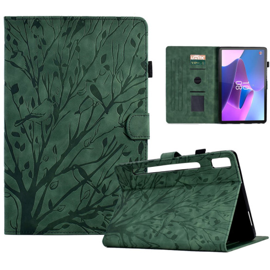 ODTIS LISTJA NA DREVESU ZELEN ETUI ZA LENOVO TAB P11 PRO GEN 2