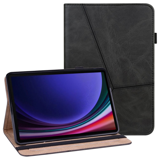 SILKY 3-LINE ČRN ETUI ZA SAMSUNG GALAXY TAB S9 FE PLUS 12.4