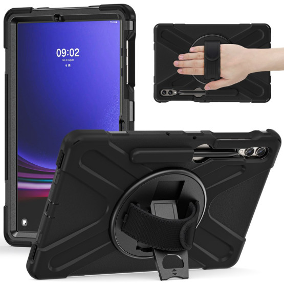 X-LINE ROBOCOP ČRN OVITEK ZA SAMSUNG GALAXY TAB S9 FE PLUS 12.4
