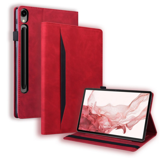 SILKY AUTO-ABSORBED RDEČ ETUI ZA SAMSUNG GALAXY TAB S9 FE PLUS 12.4