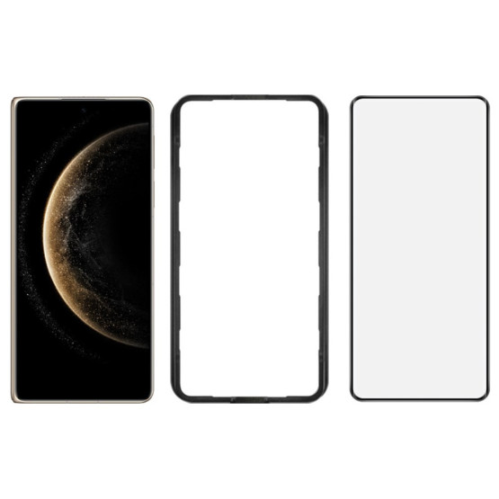 XIAOMI MATE X6 IMAK FIT KALJENO STEKLO S POTISKOM ČRN - FULL GLUE
