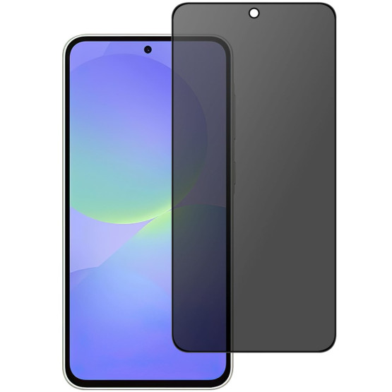 SAMSUNG GALAXY A57 5G FIT KALJENO STEKLO S POTISKOM ČRN - ANTI-SPY