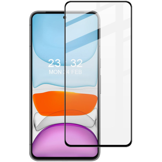 GOOGLE PIXEL 8 PRO IMAK PRO+ FIT KALJENO STEKLO S POTISKOM ČRN - FULL GLUE