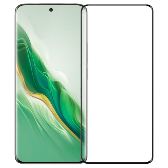 HONOR MAGIC6 FIT KALJENO STEKLO S POTISKOM ČRN - FULL GLUE