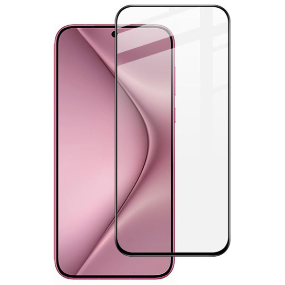 HUAWEI PURA 70 IMAK PRO+ FIT KALJENO STEKLO S POTISKOM ČRN - FULL GLUE