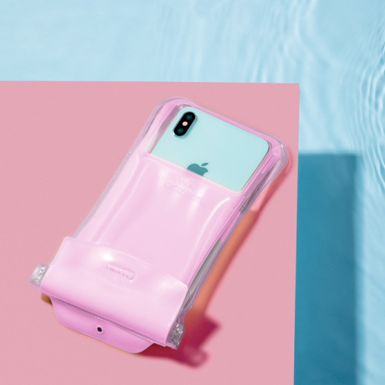 VODOODPORNI UNIVERZALNI ETUI BASEUS AIRBAG ROZA - 22,5 X 11,5CM