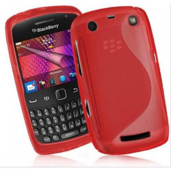 S LINIJA TPU GEL ETUI RDEČ - BLACKBERRY CURVE 9360