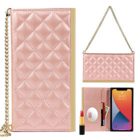 HAND BAG ROSE GOLD ETUI ZA APPLE IPHONE 12 / IPHONE 12 PRO