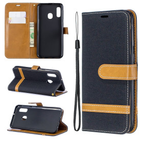 JEANS ČRN ETUI ZA SAMSUNG GALAXY A20E