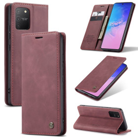 CASEME RETRO AUTO ABSORBED RDEČ ETUI ZA SAMSUNG GALAXY S10 LITE 