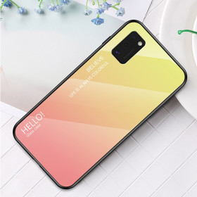 GLASS HELLO! YELLOW/PINK OVITEK ZA SAMSUNG GALAXY A41 