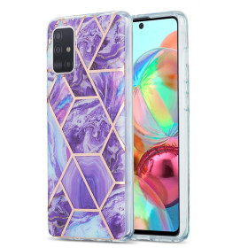 IMD HEX MARMOR VIJOLIČEN OVITEK ZA SAMSUNG GALAXY A71