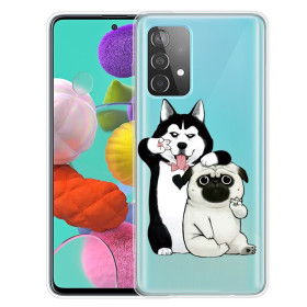 SLIM PROSOJNA DVA KUŽKA OVITEK ZA SAMSUNG GALAXY A32 4G