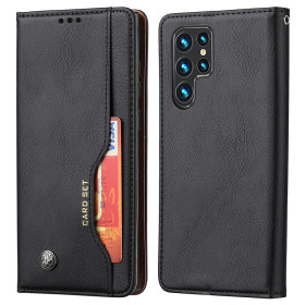 AUTO-ABSORBED MAGNETIC ČRN ETUI ZA SAMSUNG GALAXY S22 ULTRA