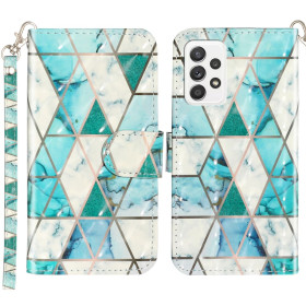 REALISTIC MINT GEOMETRIC MARMOR ETUI ZA SAMSUNG GALAXY A33 5G