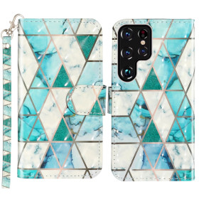 REALISTIC MINT GEOMETRIC MARMOR ETUI ZA SAMSUNG GALAXY S22 ULTRA