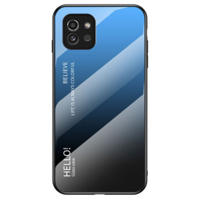 GLASS HELLO! BLUE/BLACK OVITEK ZA SAMSUNG GALAXY A03