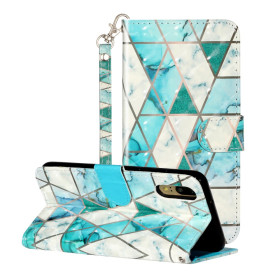 REALISTIC MINT GEOMETRIC MARMOR ETUI ZA HUAWEI P20 