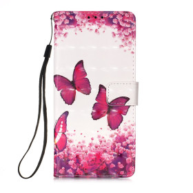 REALISTIC PINK METULJI ETUI ZA XIAOMI REDMI 9T
