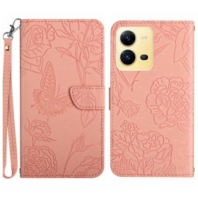 ODTIS SPOMLADANSKEGA CVETJA ROSE GOLD ETUI ZA VIVO X80 LITE