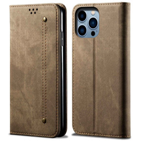 RETRO JEANS KAKI ETUI ZA APPLE IPHONE 14 PRO MAX