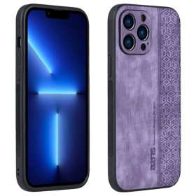 AZNS LEATHER VIJOLIČNI OVITEK ZA APPLE IPHONE 14 PRO MAX