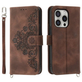 ČIPKA WALLET RJAV ETUI ZA APPLE IPHONE 16 PRO