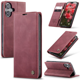 CASEME RETRO AUTO ABSORBED RDEČ ETUI ZA APPLE IPHONE 16 PLUS
