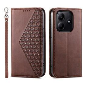 GEOMETRIC ROMB SILK RJAV ETUI ZA XIAOMI REDMI NOTE 14 5G