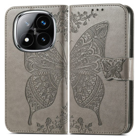 GOTSKI METULJ SIV ETUI ZA XIAOMI REDMI NOTE 14 PRO+ 5G