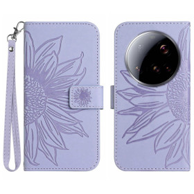 ODTIS SONČNICE VIJOLIČNI ETUI ZA XIAOMI 15 ULTRA