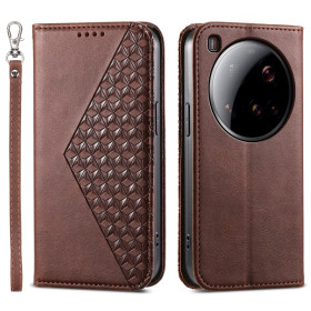GEOMETRIC ROMB SILK RJAV ETUI ZA XIAOMI 15 ULTRA