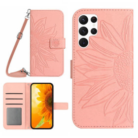 ODTIS SONČNICE ROSE GOLD ETUI ZA SAMSUNG GALAXY S23 ULTRA