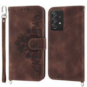 ČIPKA WALLET RJAV ETUI ZA SAMSUNG GALAXY A52 / GALAXY A52 5G / GALAXY A52S 5G